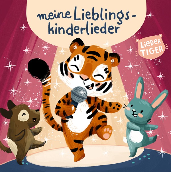 LiederTiger singt Lieblingskinderlieder zum Mitsingen und Mitmachen auf der Bühne mit seinen Freunden Hund und Hase LiederTiger singt Lieblingskinderlieder zum Mitsingen und Mitmachen auf der Bühne mit seinen Freunden Hund und Hase