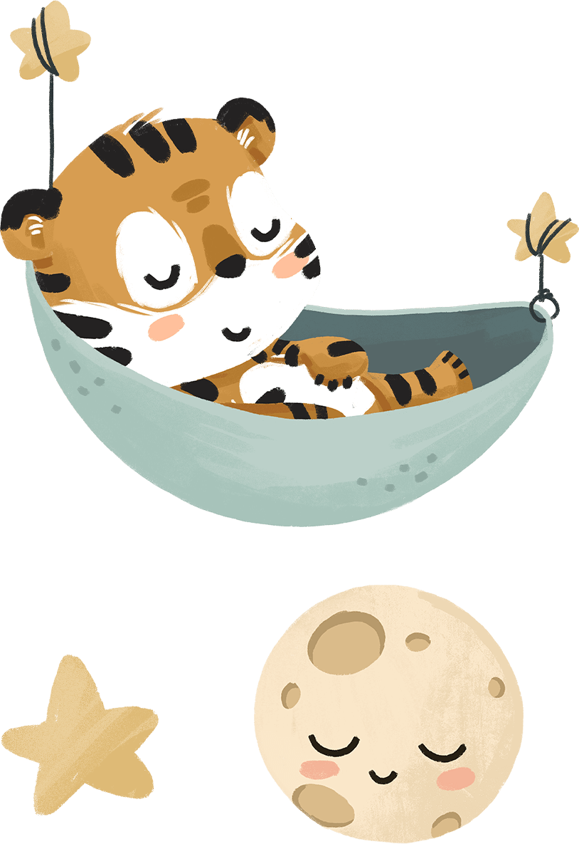 LullabyTiger schläft wie ein Baby